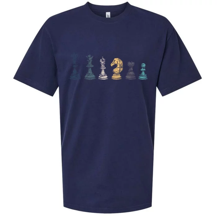 Retro Chess Funny Gift Sueded Cloud Jersey T-Shirt