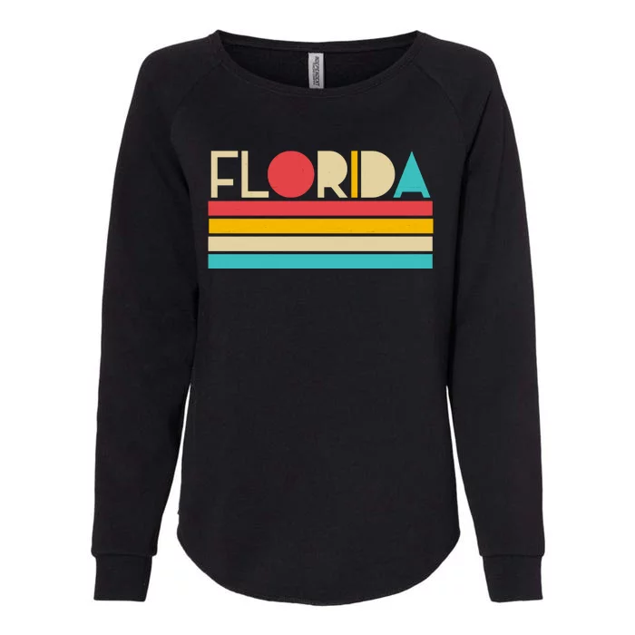 Retro Colors Florida Womens California Wash Sweatshirt