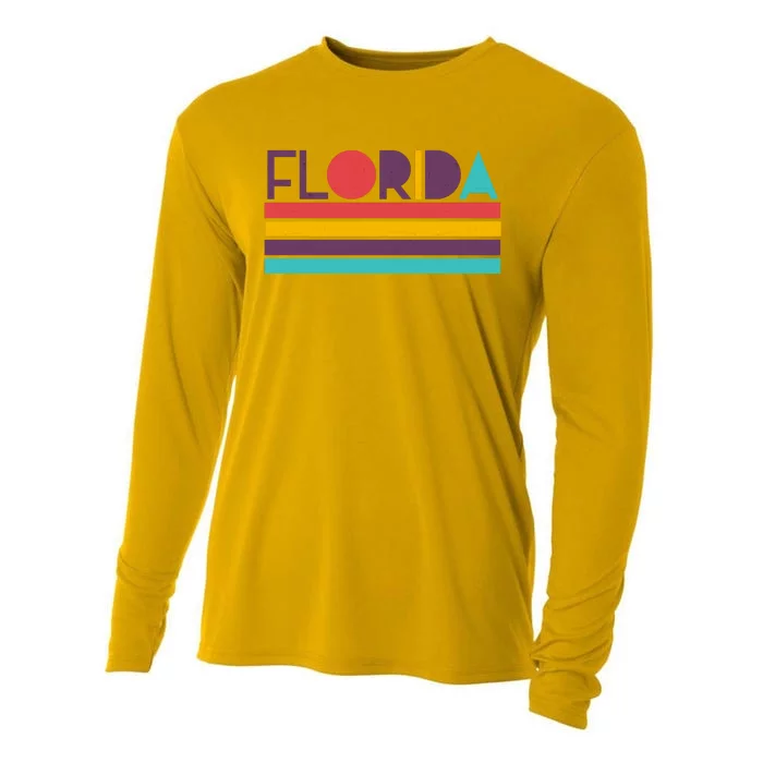 Retro Colors Florida Cooling Performance Long Sleeve Crew