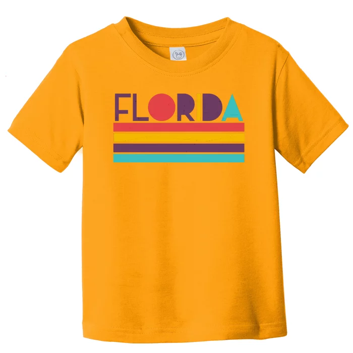 Retro Colors Florida Toddler T-Shirt