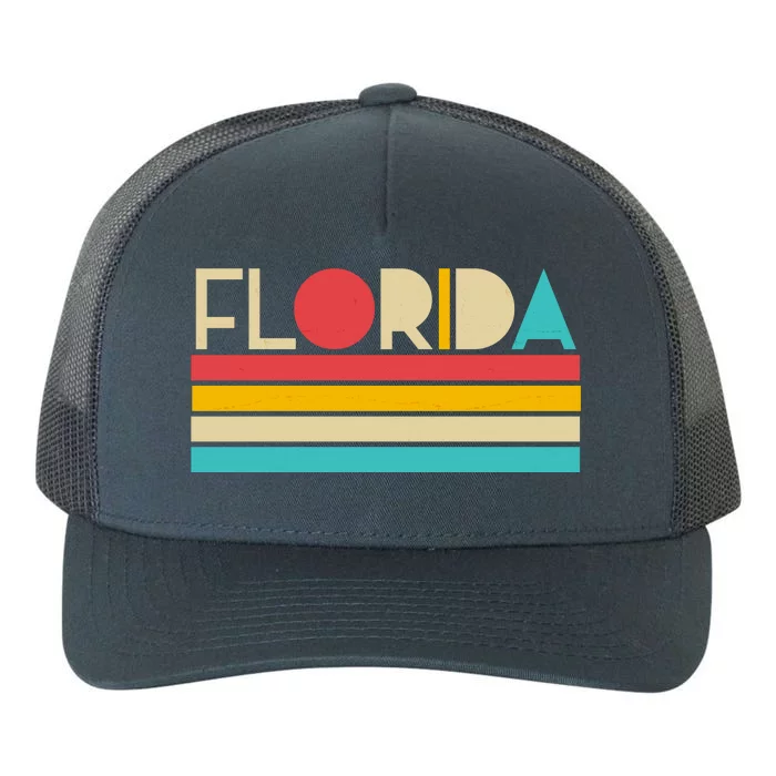 Retro Colors Florida Yupoong Adult 5-Panel Trucker Hat