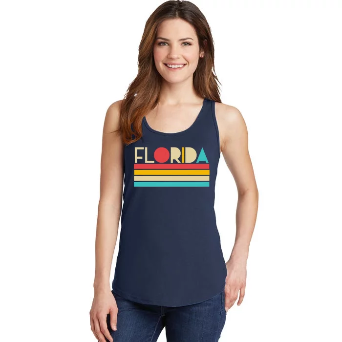 Retro Colors Florida Ladies Essential Tank