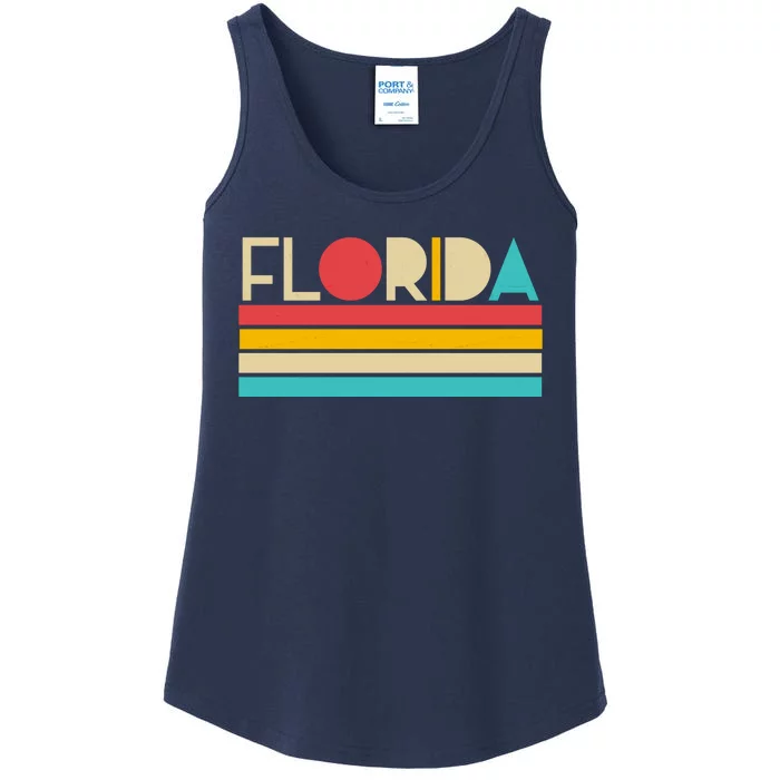 Retro Colors Florida Ladies Essential Tank