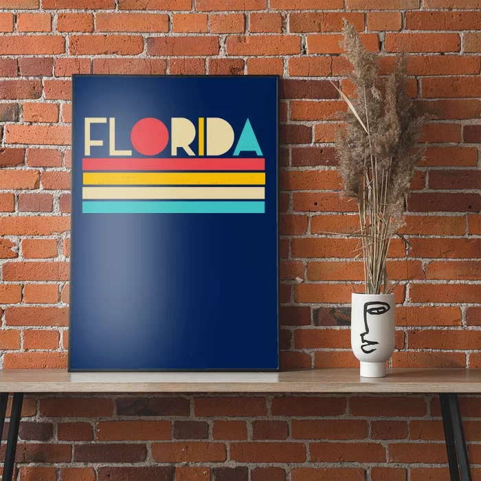 Retro Colors Florida Poster