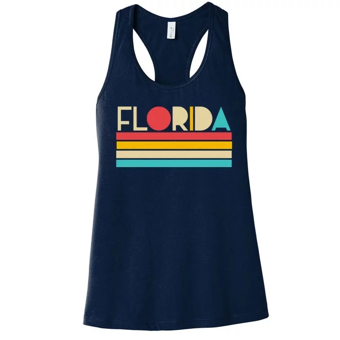 Retro Colors Florida Women's Racerback Tank