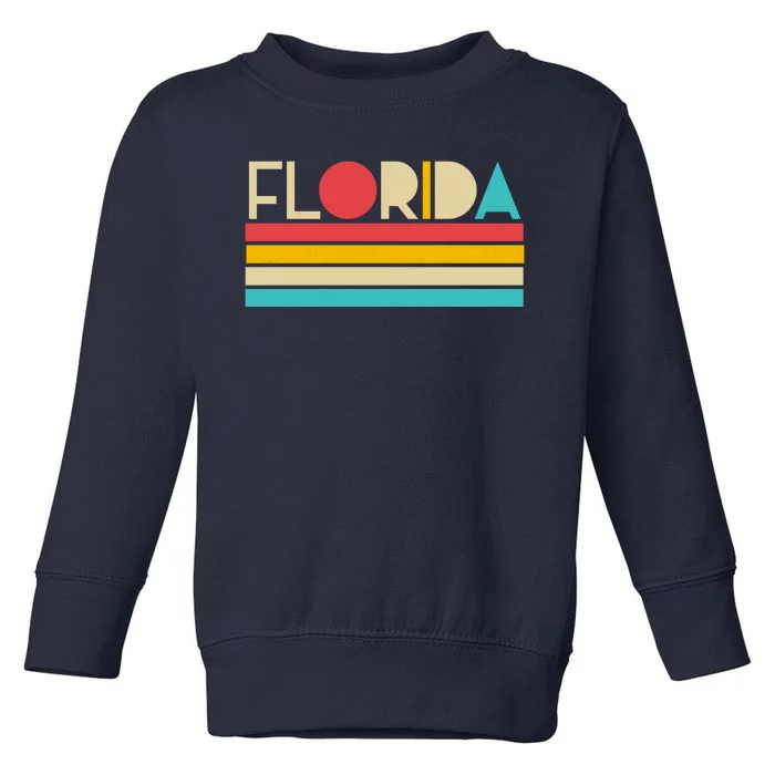 Retro Colors Florida Toddler Sweatshirt