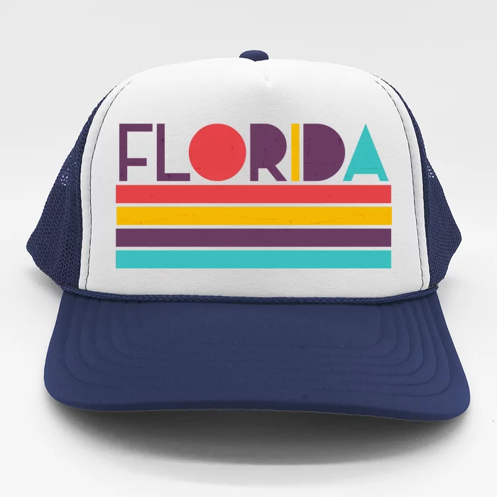 Retro Colors Florida Trucker Hat