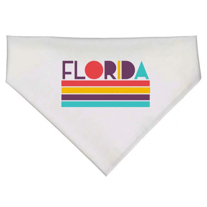 Retro Colors Florida USA-Made Doggie Bandana