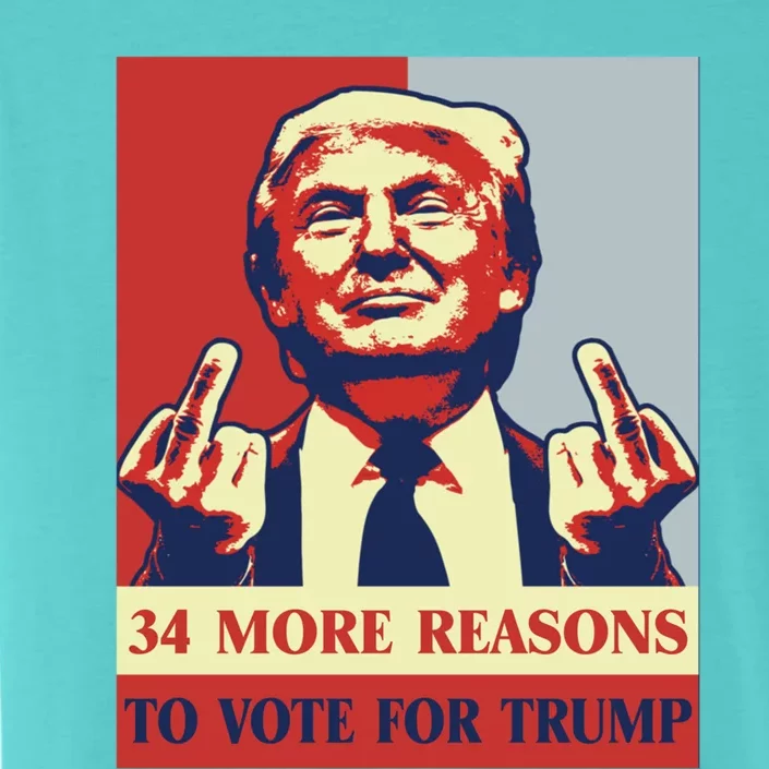 Retro Convicted Felon 34 More Reasons To Vote For Trump Meaningful Gift ChromaSoft Performance T-Shirt