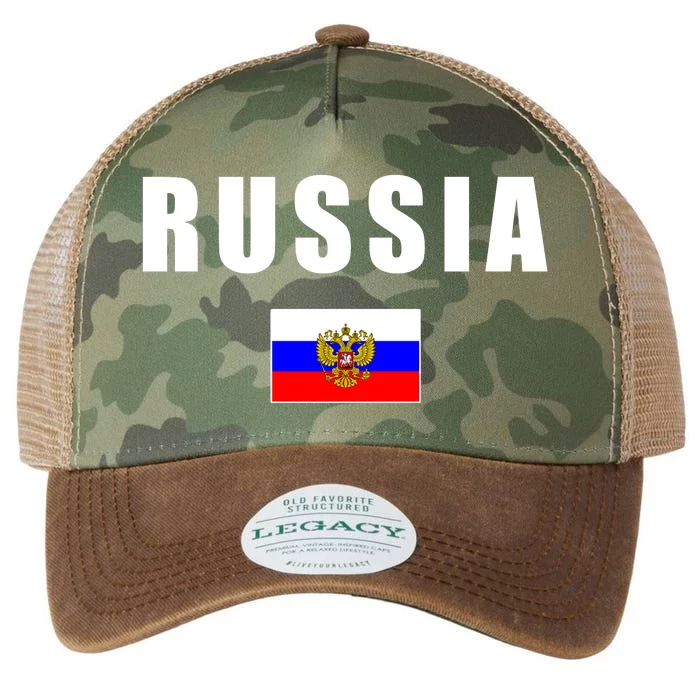 Russia Country Flag Legacy Tie Dye Trucker Hat