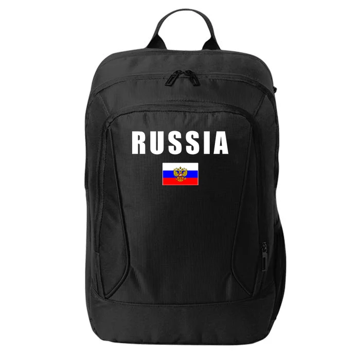 Russia Country Flag City Backpack