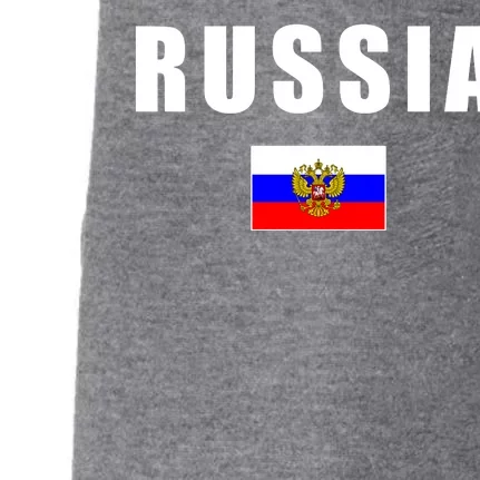 Russia Country Flag Doggie 3-End Fleece Hoodie