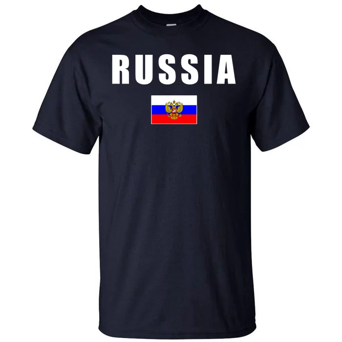 Russia Country Flag Tall T-Shirt