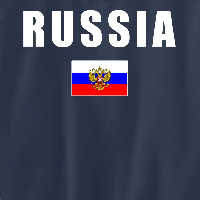 Russia Country Flag Kids Sweatshirt