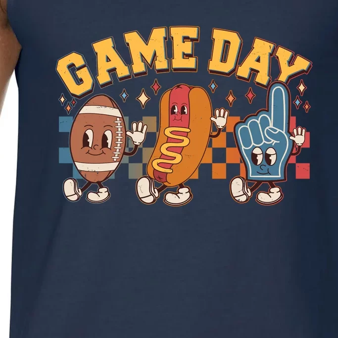 Retro Cartoon Football Game Day Comfort Colors® Tank Top