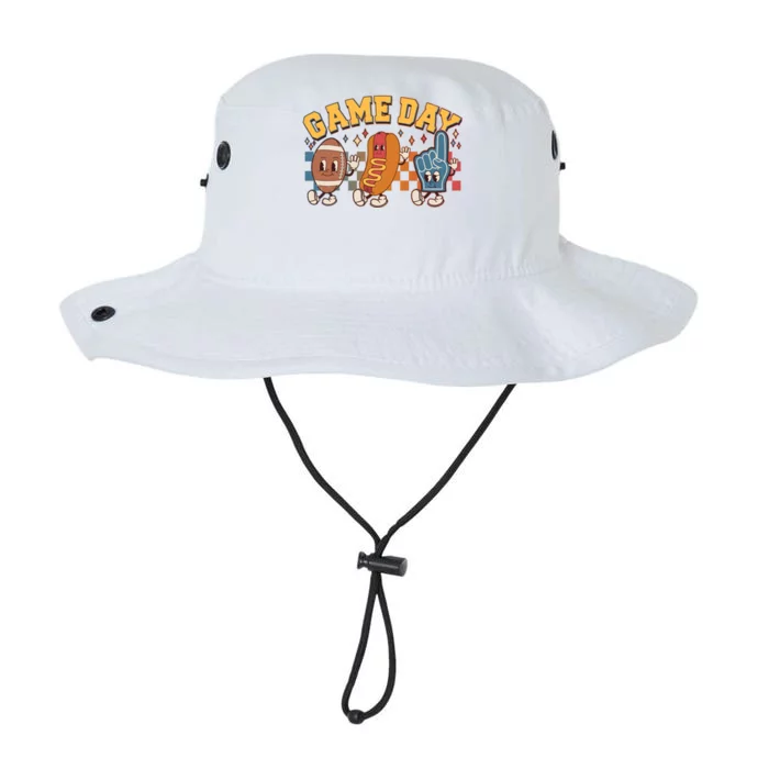 Retro Cartoon Football Game Day Legacy Cool Fit Booney Bucket Hat