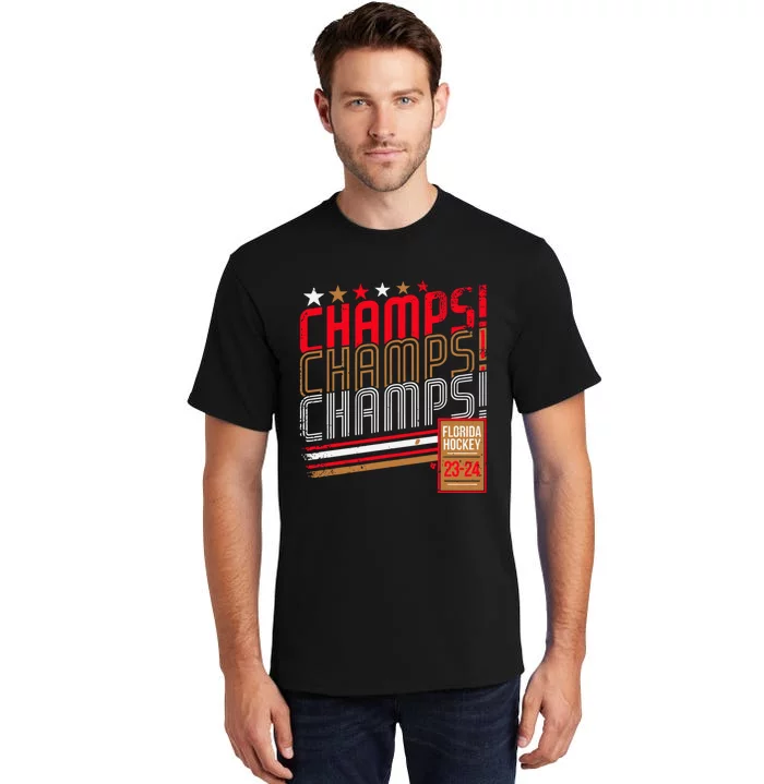 Retro Champs Florida Hockey 2024 Tall T-Shirt