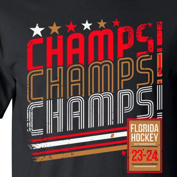 Retro Champs Florida Hockey 2024 Tall T-Shirt