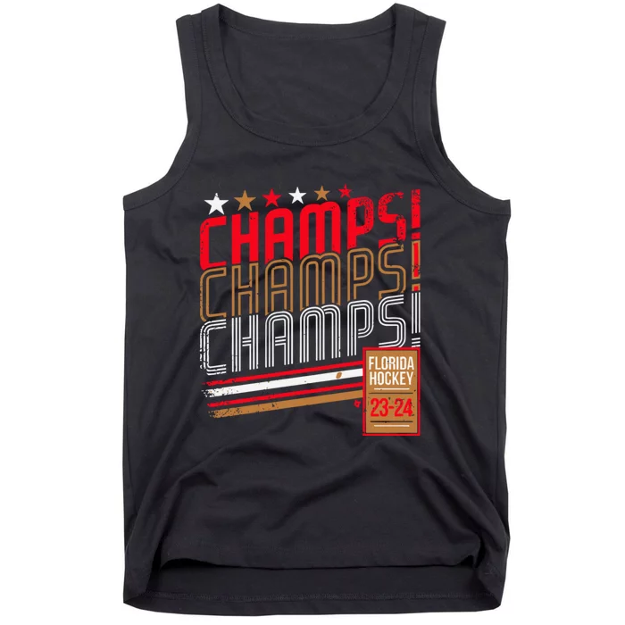 Retro Champs Florida Hockey 2024 Tank Top