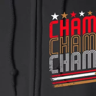 Retro Champs Florida Hockey 2024 Full Zip Hoodie