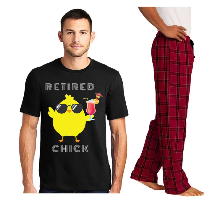 Retired Chick Funny Retirement Party Pajama Set