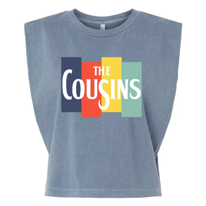 Retro Cousin For Toddlers Adults Matching Family Garment-Dyed Women's Muscle Tee