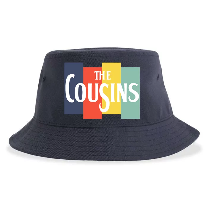 Retro Cousin For Toddlers Adults Matching Family Sustainable Bucket Hat