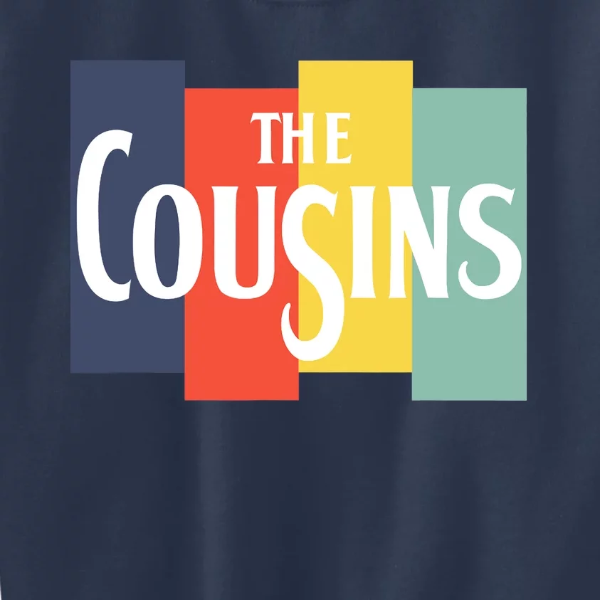 Retro Cousin For Toddlers Adults Matching Family Kids Sweatshirt