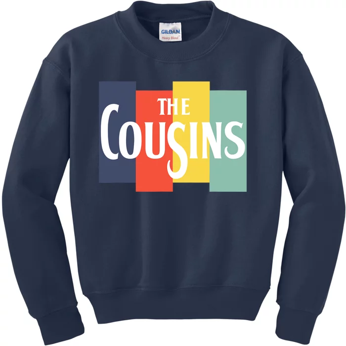 Retro Cousin For Toddlers Adults Matching Family Kids Sweatshirt