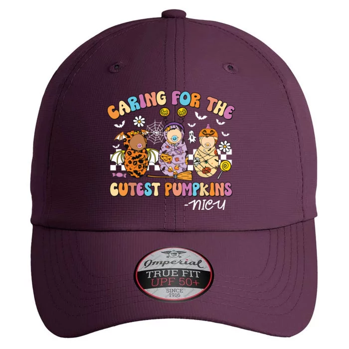 Retro Caring For The Cutest Pumpkins Nicu Nurse Halloween The Original Performance Cap