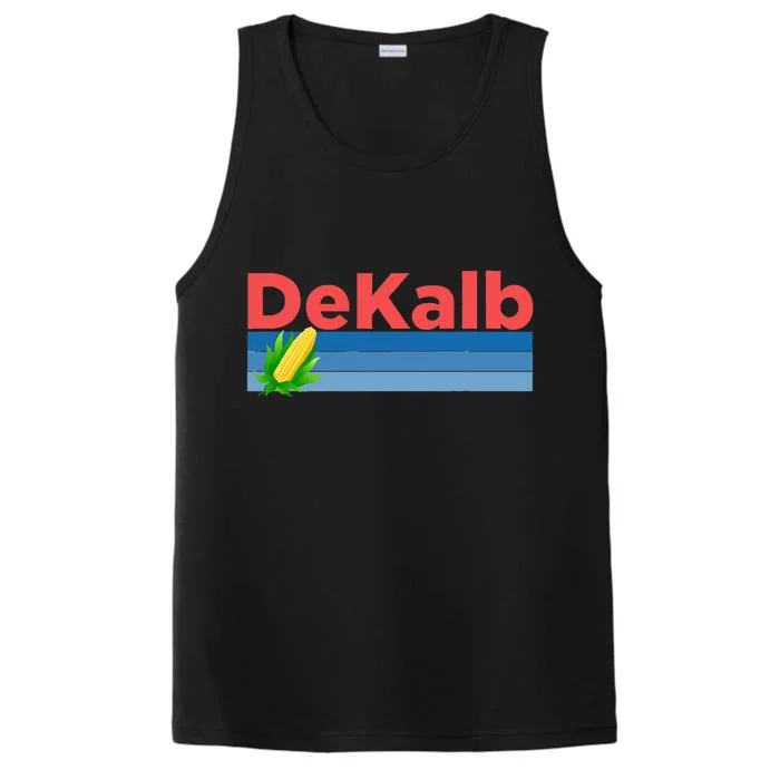 Retro Corn & Farming Dekalb Illinois Performance Tank