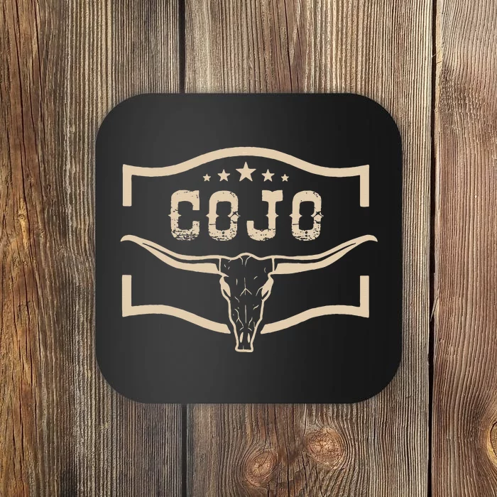 Retro Cojo Family Name Personalized Team Cojo Family Pride Coaster