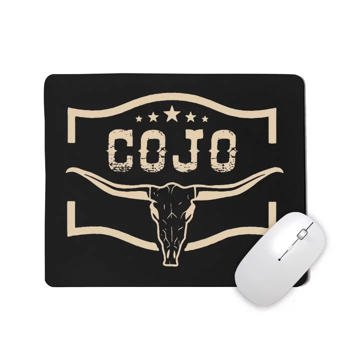 Retro Cojo Family Name Personalized Team Cojo Family Pride Mousepad