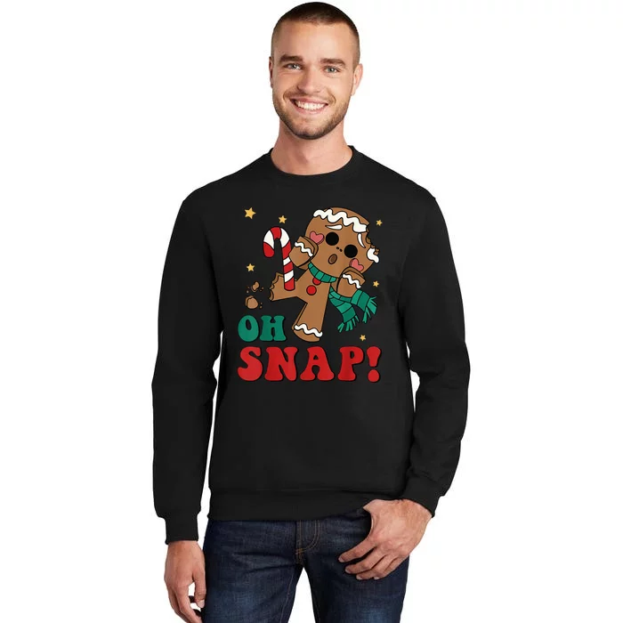 Retro Christmas Gingerbread Family Fun Holiday Gift Tall Sweatshirt