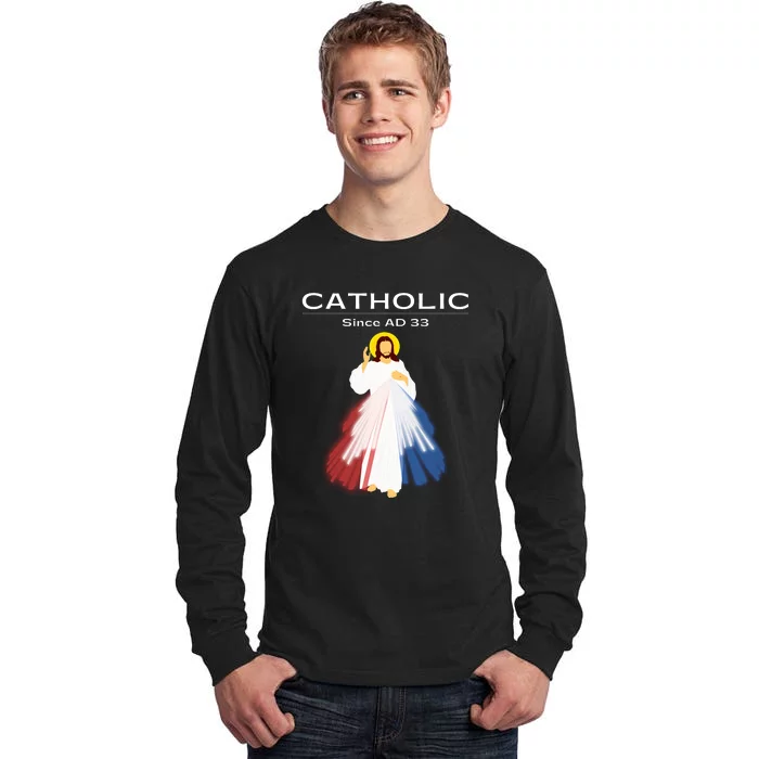 Roman Catholic Gift Since AD 33 Tall Long Sleeve T-Shirt