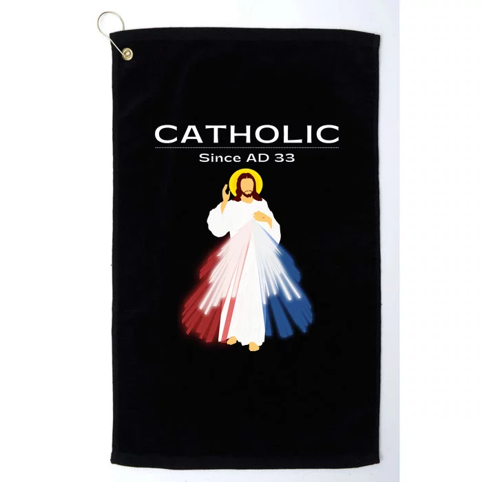 Roman Catholic Gift Since AD 33 Platinum Collection Golf Towel