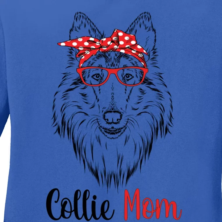 Rough Collie Gift Ladies Long Sleeve Shirt