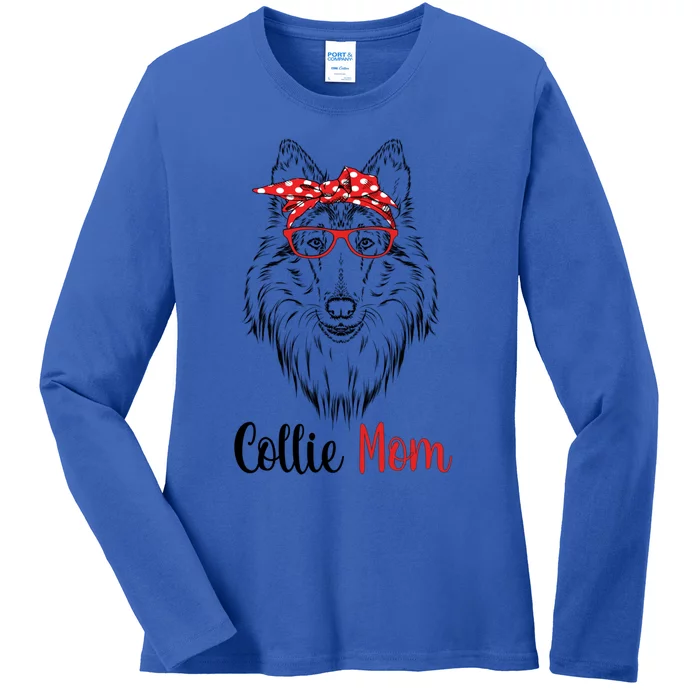 Rough Collie Gift Ladies Long Sleeve Shirt