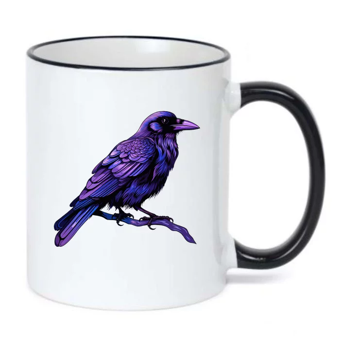 Raven Crow Graphic Black Color Changing Mug