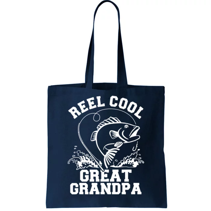 Reel cool great grandpa Tote Bag