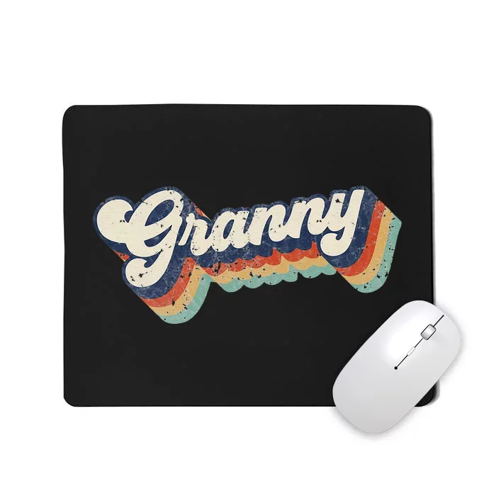 Retro Cute Granny For Grandma Best Granny Ever Mother's Day Mousepad