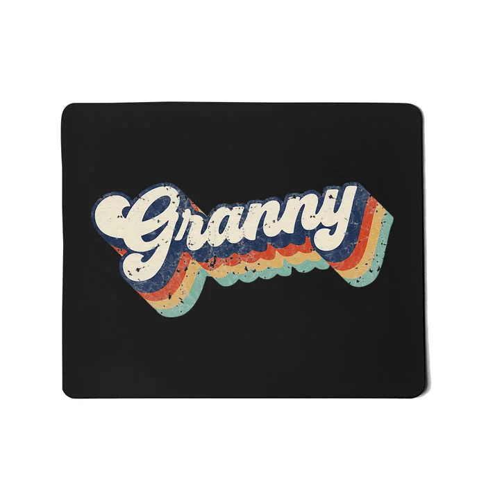 Retro Cute Granny For Grandma Best Granny Ever Mother's Day Mousepad