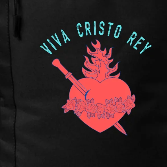 Roman Catholic Gift Viva Cristo Rey Daily Commute Backpack