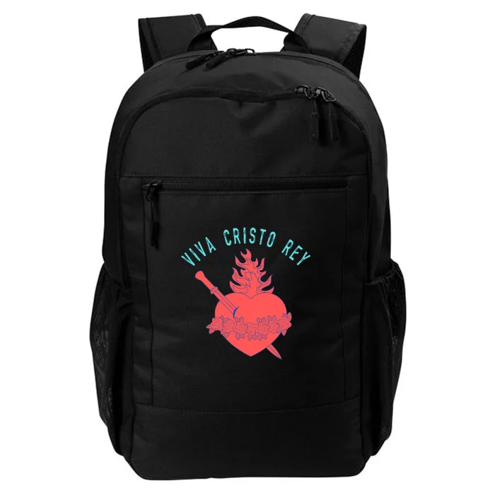 Roman Catholic Gift Viva Cristo Rey Daily Commute Backpack