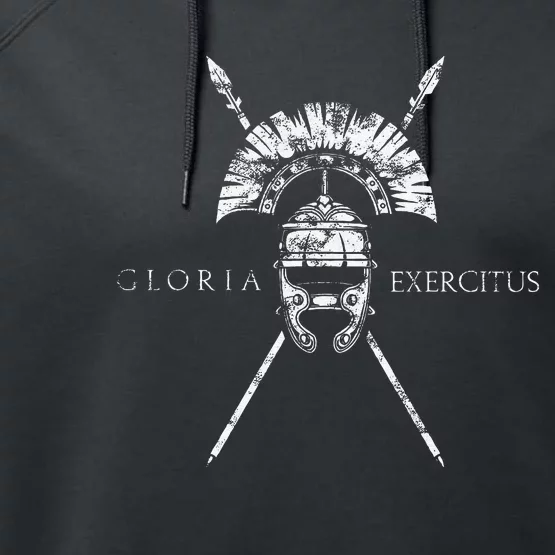 Roman Centurion  Gloria Exercitus Performance Fleece Hoodie