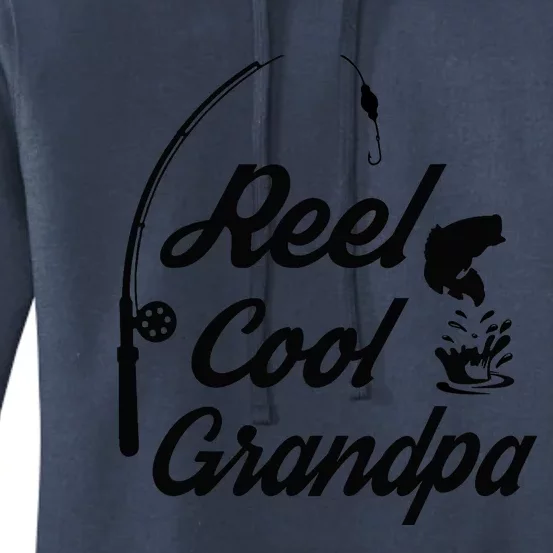 Reel Cool Grandpas Ideas For Fathers Day Birthday Gift Women's Pullover Hoodie