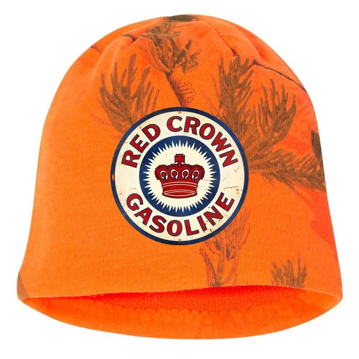 Red Crown Gas Vintage Sign Kati - Camo Knit Beanie