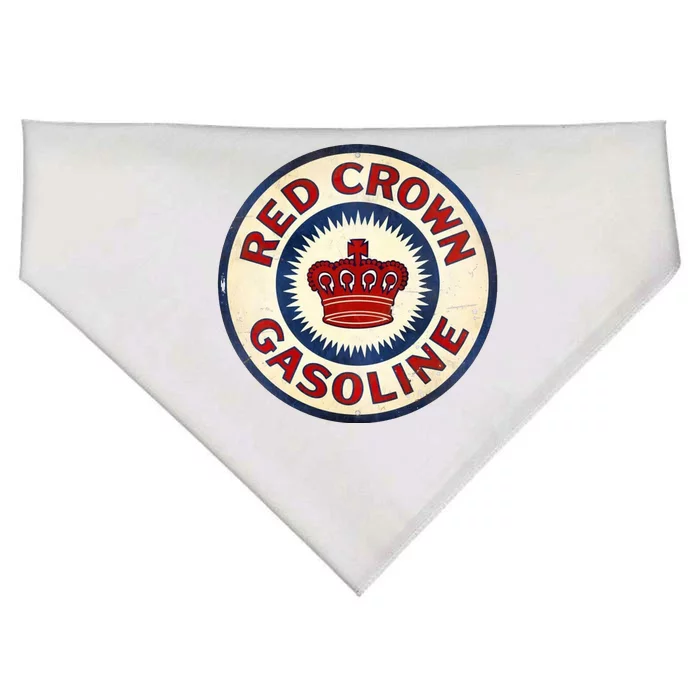 Red Crown Gas Vintage Sign USA-Made Doggie Bandana