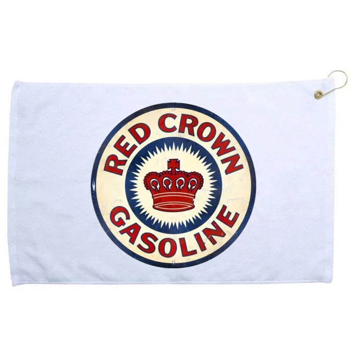 Red Crown Gas Vintage Sign Grommeted Golf Towel