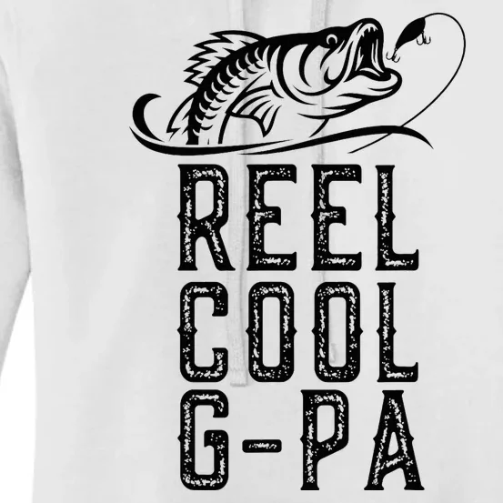 Reel Cool Gpa Funny Retro Fishing Women's Pullover Hoodie